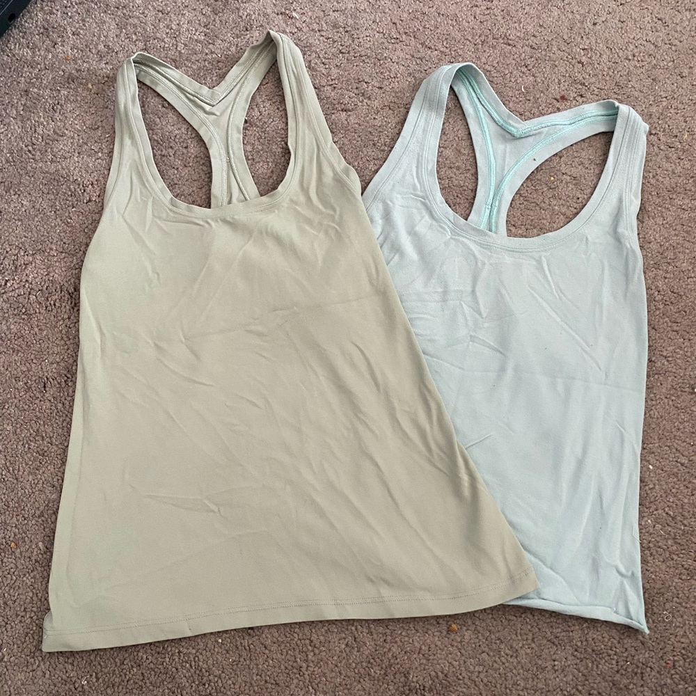 2 Lululemon Cropped Tanks